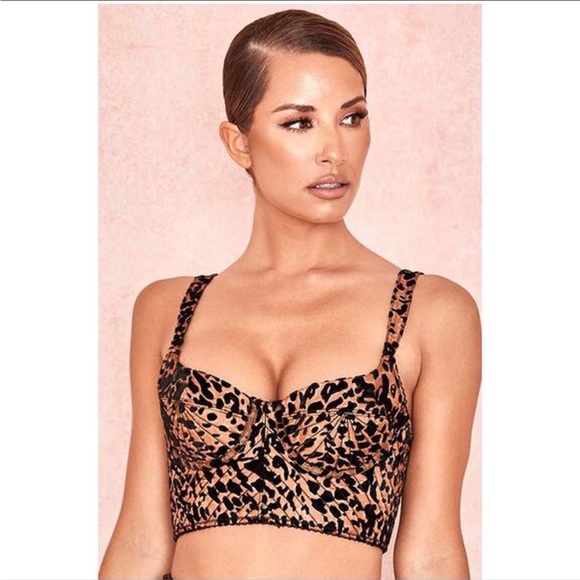 House of CB, London, leopard bralette - Picture 1 of 8